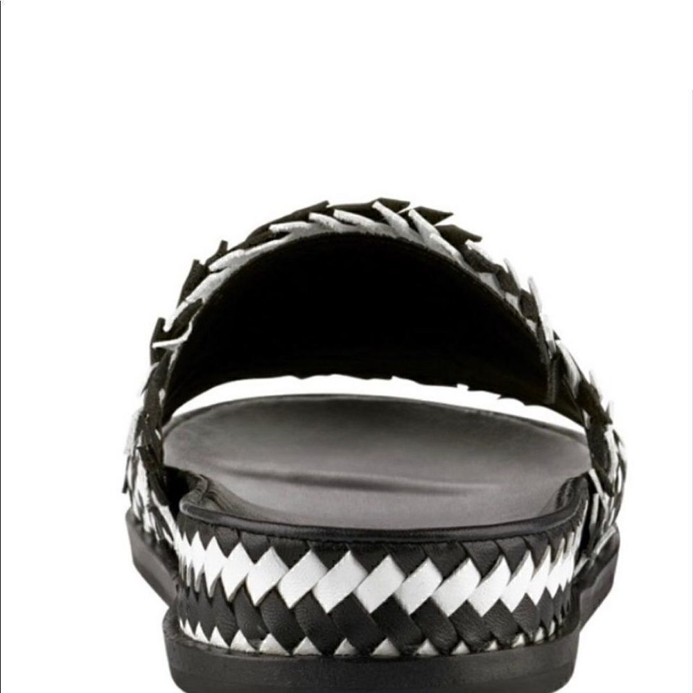 Sigerson Morrison Aoven Woven Pool Slide Sandals - Picture 3 of 7